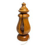Lampe à poser bois massif 1960