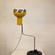 Vintage yellow table lamp by Josef Hůrka for Napako, Czechoslovakia 1970