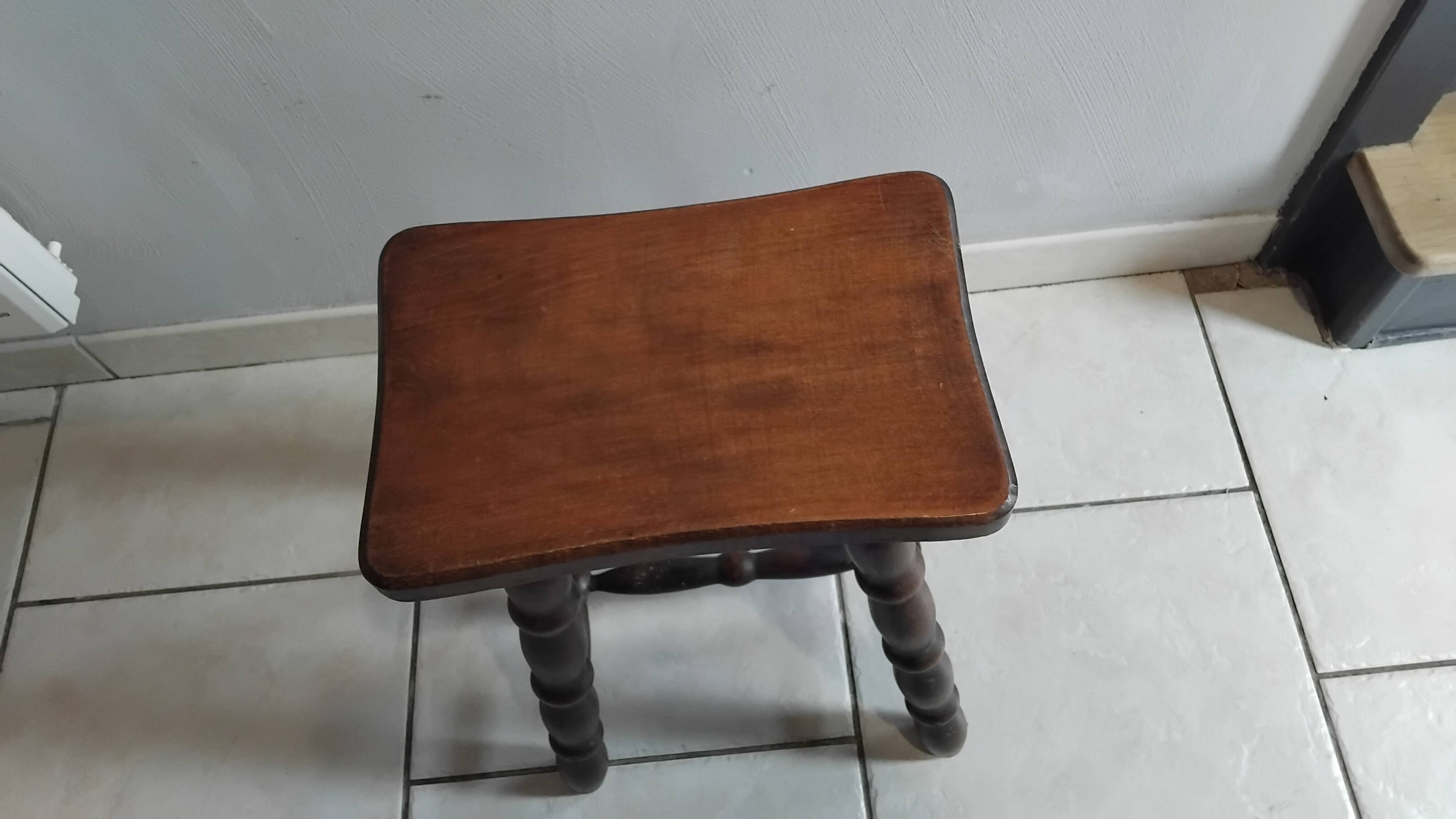 Vintage wooden stool
