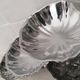 10 stainless steel dessert / ice cream bowls in Guy Degrenne style, flower shape.