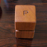 Scandinavian salt and pepper in teak