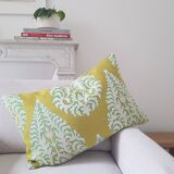 Housse de coussin boheme vert