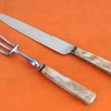 1930s Sauzedde salad and leg cutlery