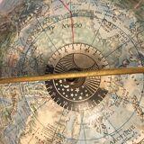 World map in relief