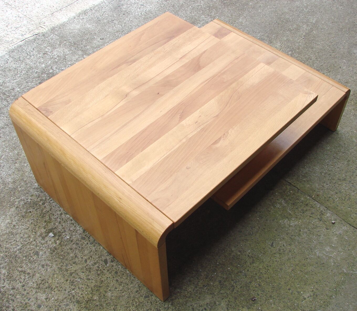Wooden coffee table, 80s