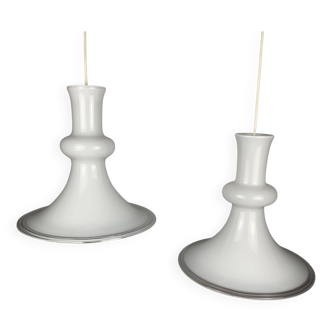 Suspension duo by Michael Bang for Holmegaard, 1970