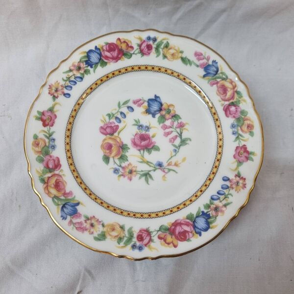 6 assiettes à dessert Limoges, G.Ahrenfeldt