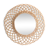 Mirror round sun wicker 50 years 35cm