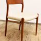 Mid century teak dining chair by Niels O. Møller for J.L. Moller, Model 75,Denmark, 1950s