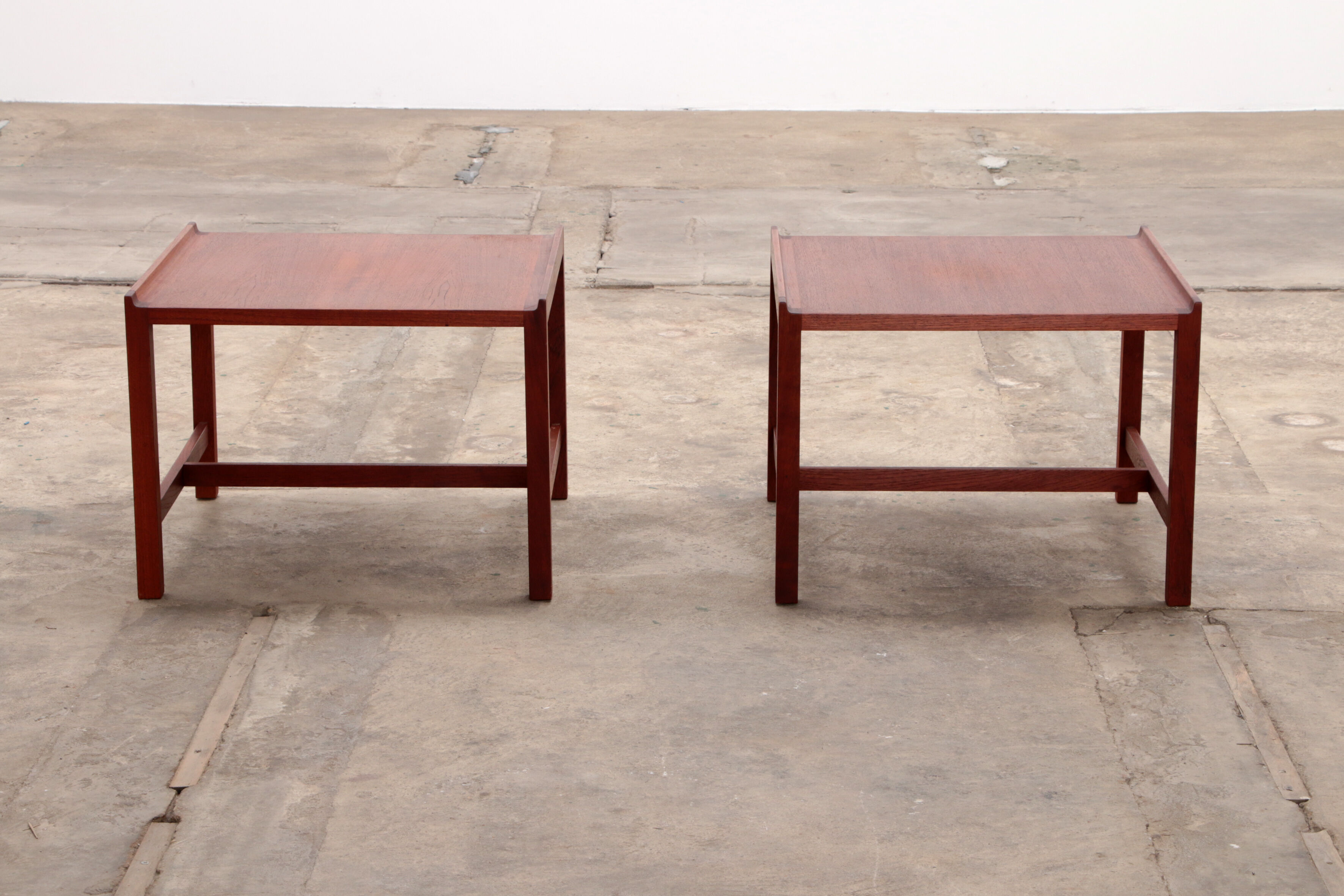 Illums Bolighus Danish set of teak tables, 1960 Denmark.