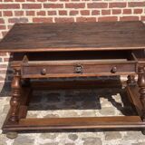 Table of changer in walnut work Swiss 19th century