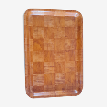 Wooden tray from the 70s