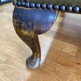 Fauteuil à oreille vert
