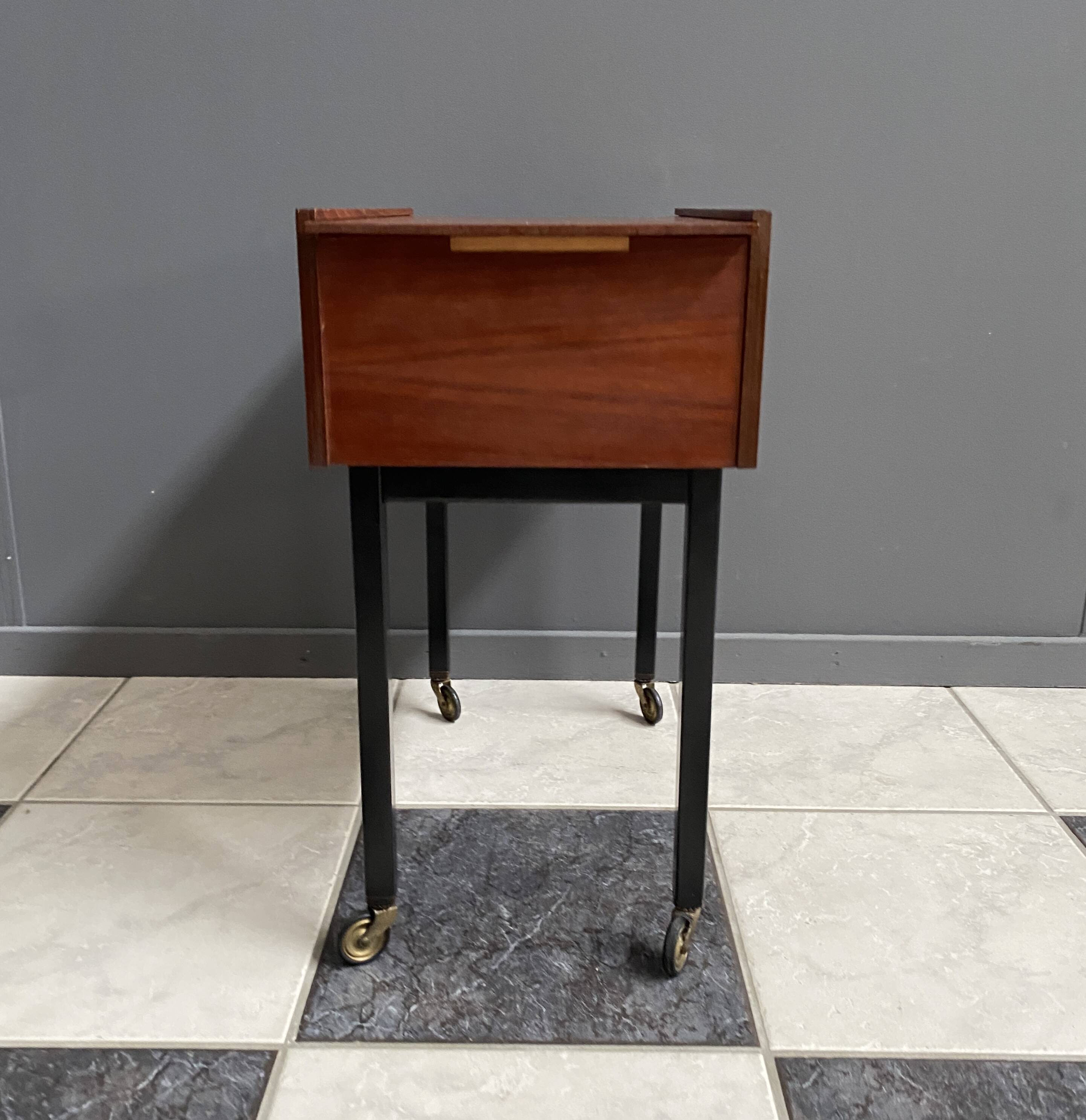 Teak sewing box by Opal 1970s