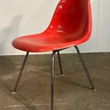 Original Herman Miller Fiberglass Eames DSX Chairs Low Back Rare First Edition International Furniture Label