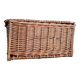Old chest or wicker trunk