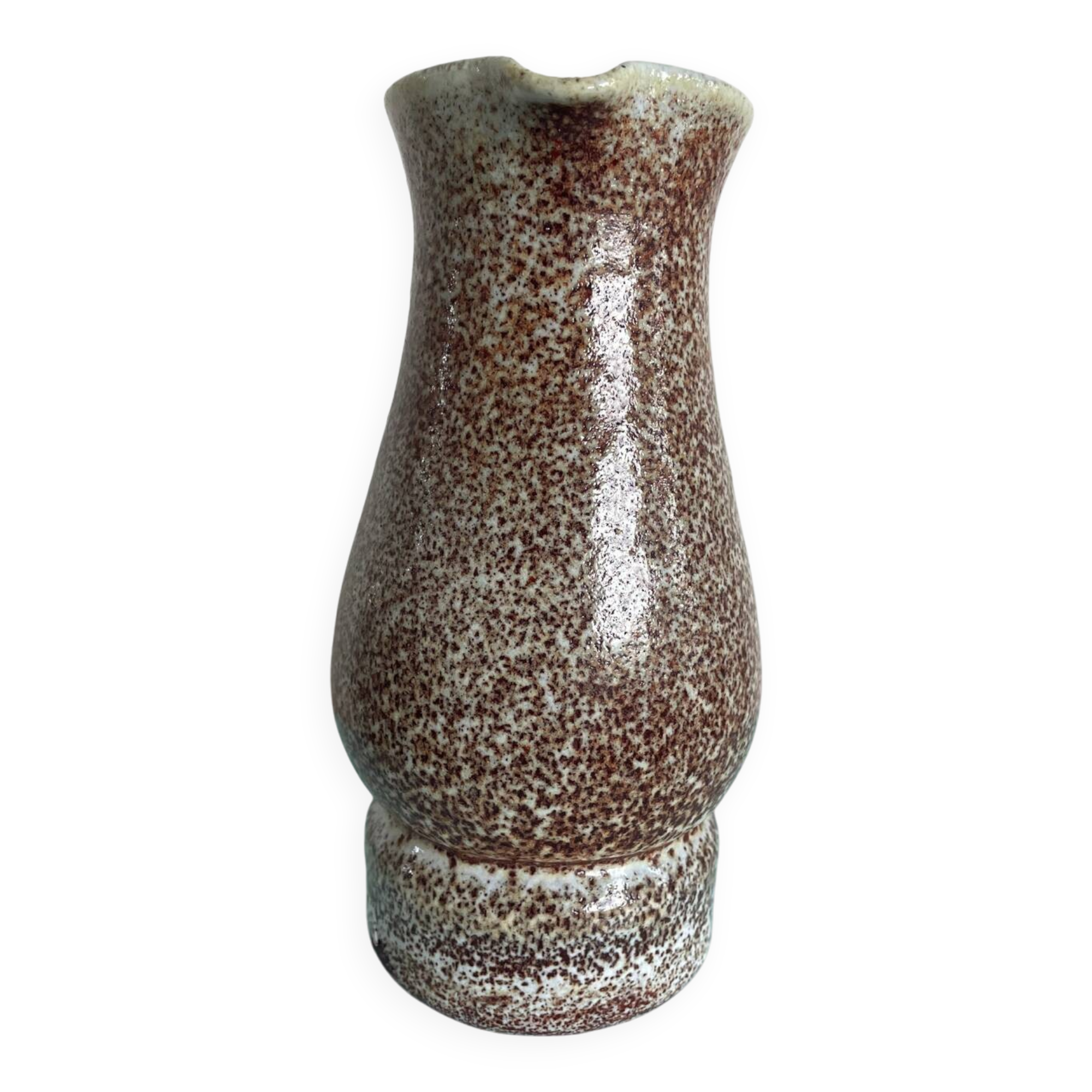 Glazed ceramic pitcher signed Accolay – 1950s