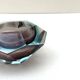 Murano-style trinket tray - Sommerso blown glass, Italy 1970