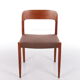 6 chaises de salle à manger Niels Moller modèle 75 Danemark 1960