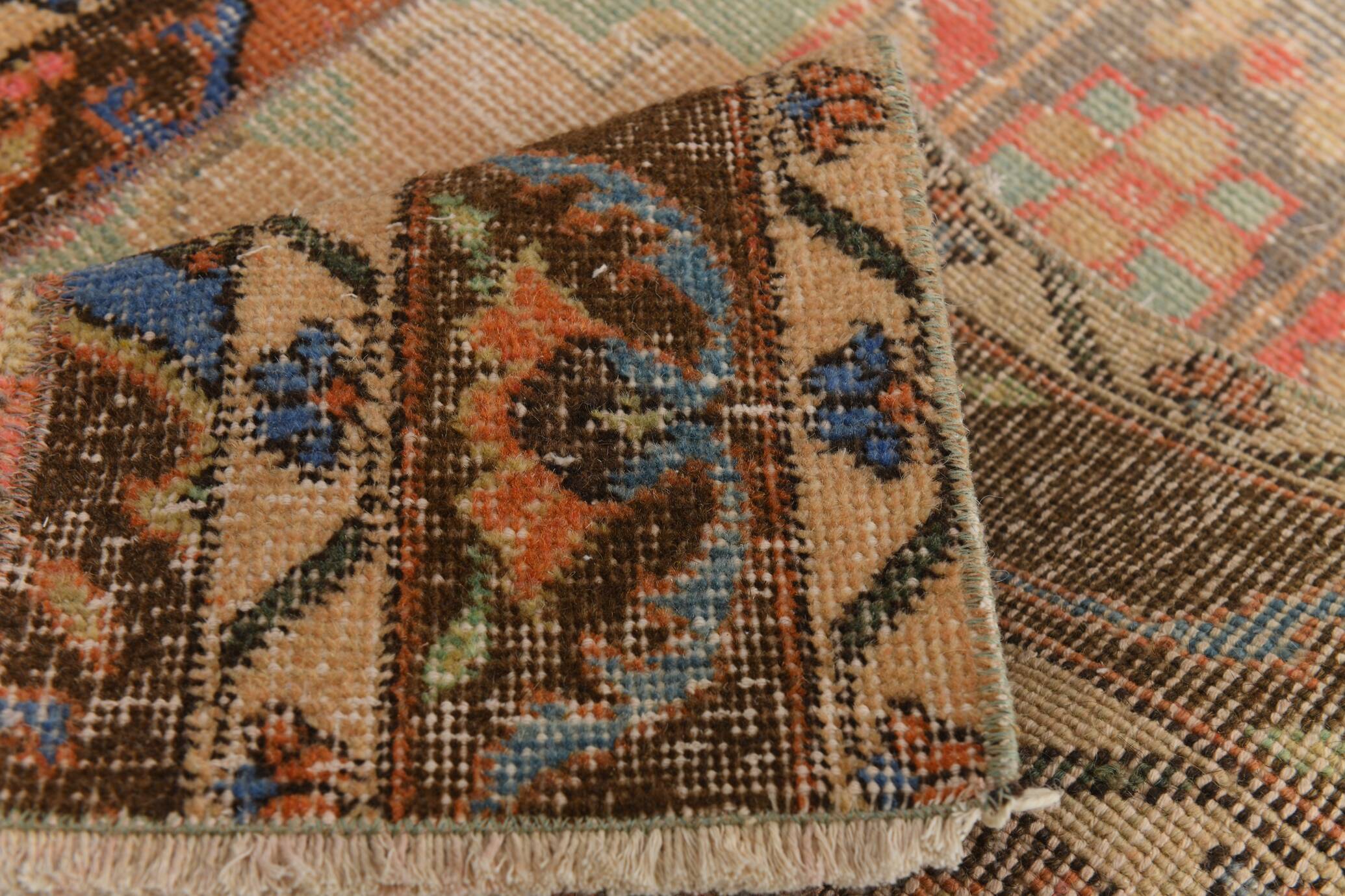 3x10 Multicolor Vintage Runner Rug