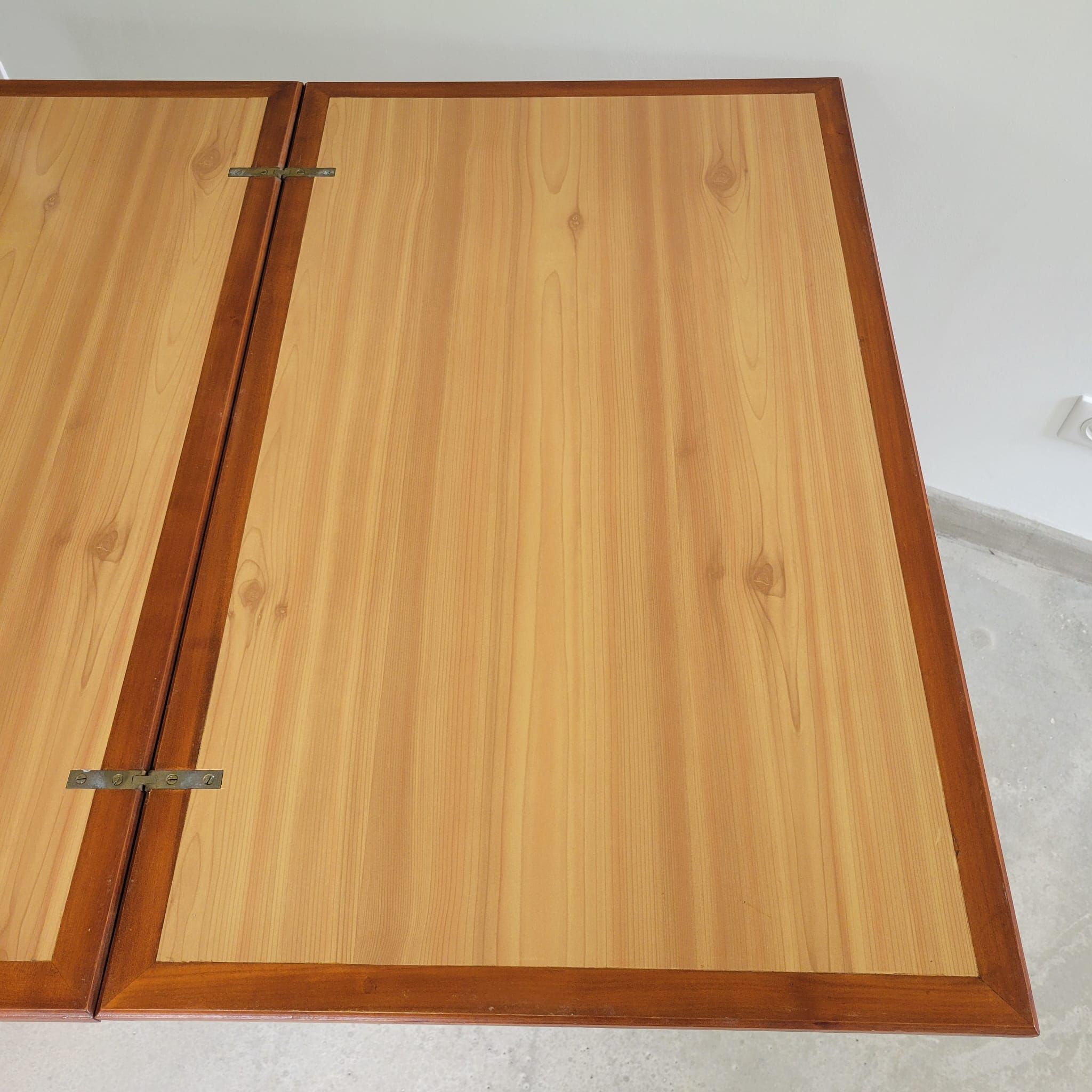Mid-century Scandinavian compass leg coffee table