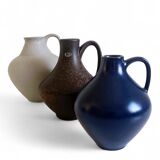 Set of Three Mid-Century Minimalist Vases by Fritz Van Daalen, Germany