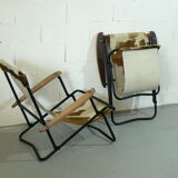 Pair of armchairs Safary chair 1950