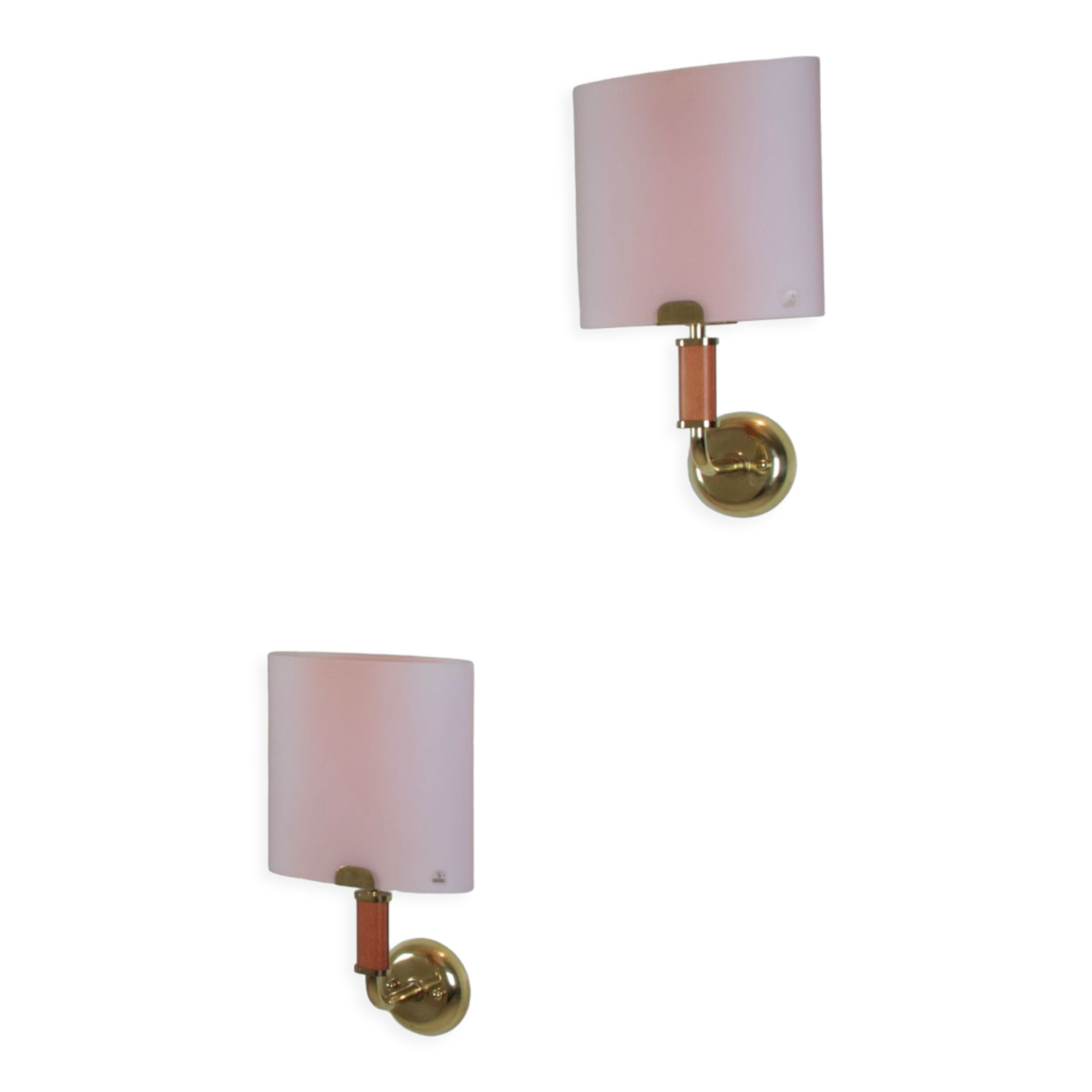 Pair of wall lamps Murano Vetri, Italy 1960s