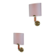 Pair of wall lamps Murano Vetri, Italy 1960s