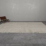 Moroccan ivory rug - Plain cream rug 150/250cm