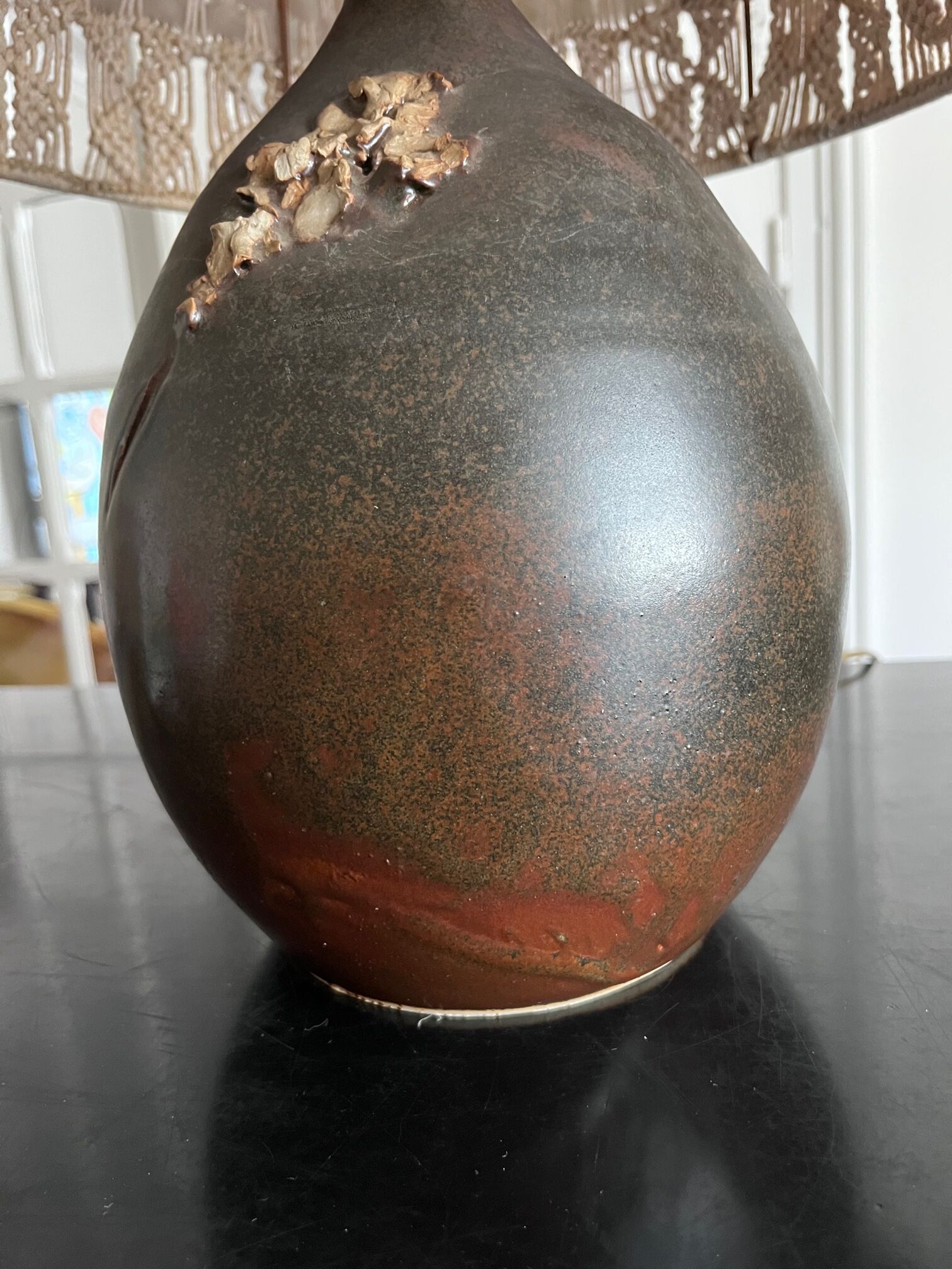 Lampe en céramique 1970