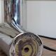 Pair of Space Age lamps in chrome metal from the 70s.