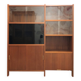 1970s teak bookcase
