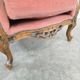 Vintage baroque armchair / single seater armchair / retro chair