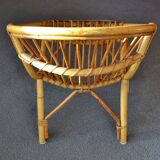 Armchair shell child rattan