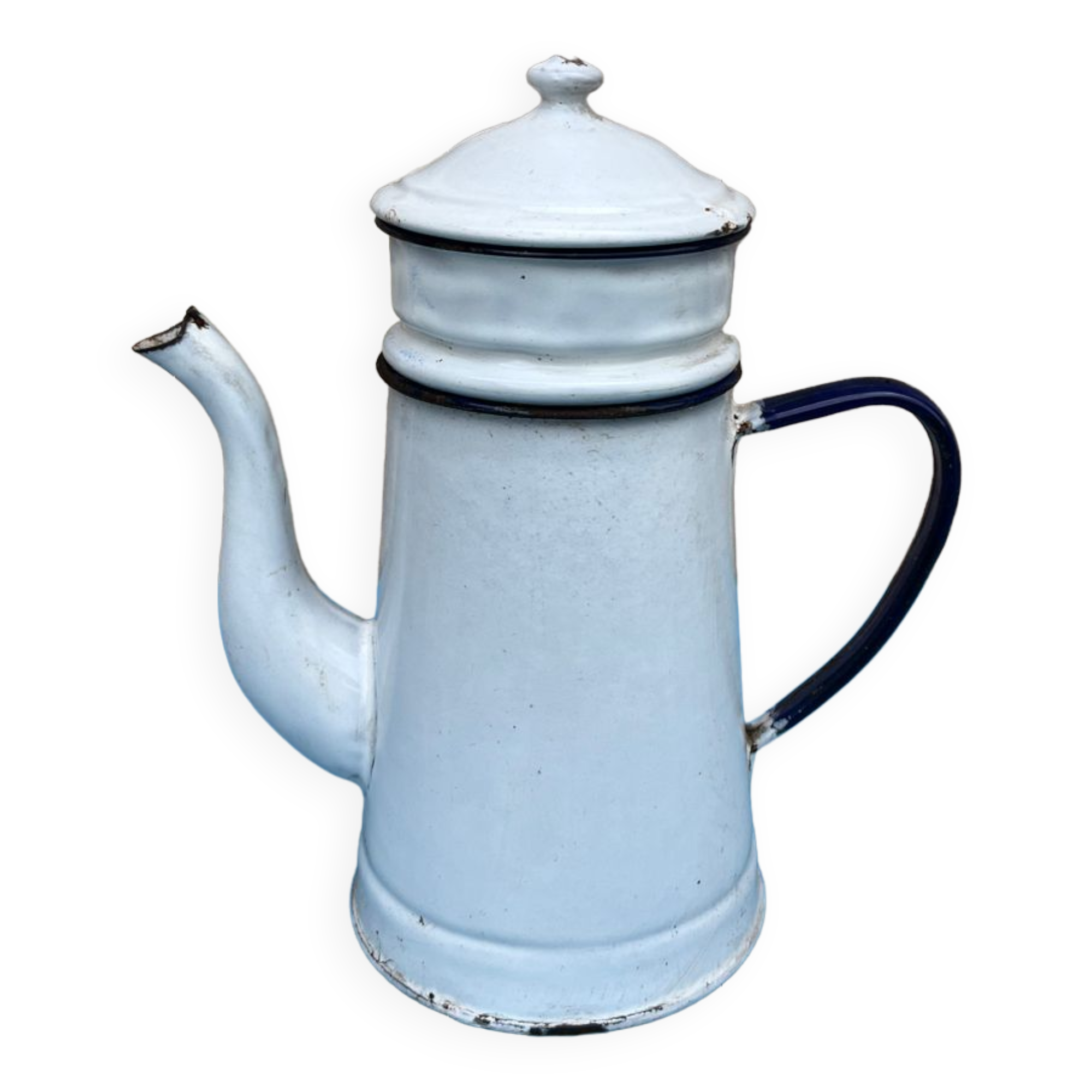 Enamelled coffee maker