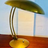 Vintage modernist Kaiser Dell brass lamp 1960s