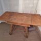 Table en chêne avec rallonges
