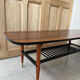 Scandinavian style coffee table with 2 levels from the 1960s.