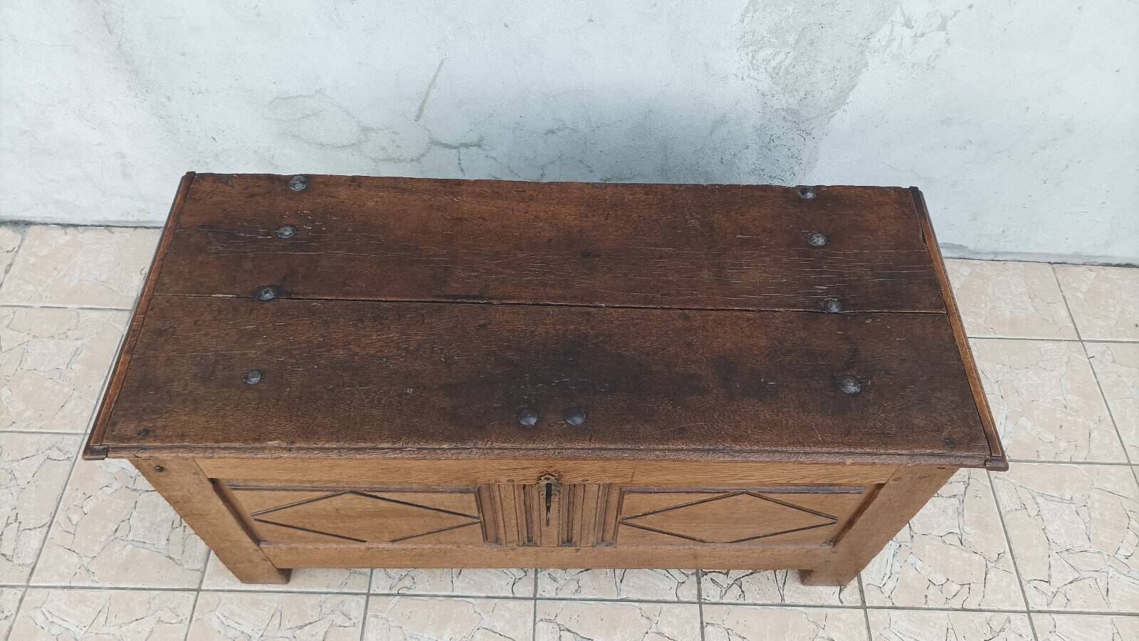 Louis XIII oak chest