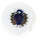 Mid-Century Modern Danish design plate Crazy Bird by Beth Breyen for Royal Copenhagen