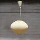 Rhodoid plastic pendant light in the style of Rispal 1960s