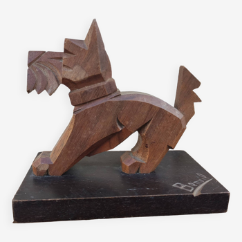 1930s dog paperweight