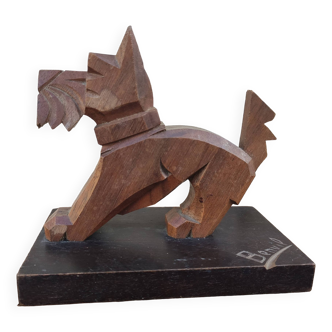 1930s dog paperweight