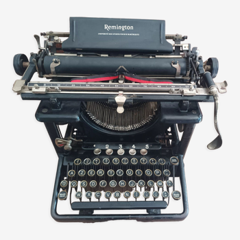 Machine à écrire mécanique Remington importé des Etats Unis d'Amérique années 30