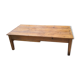 Oak farmhouse coffee table nineteenth century 160cm 2 drawers