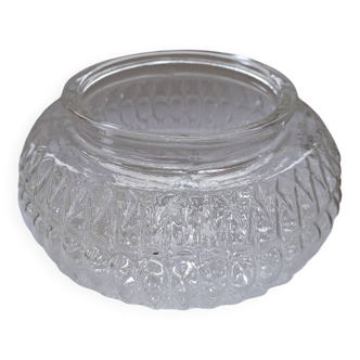 Cut glass wall light.