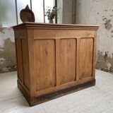 Early 20th century oak trade counter