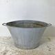 Bassine en zinc  vintage