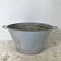 Bassine en zinc  vintage